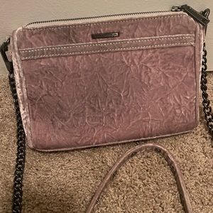 Very light pink purple color, with fuzzy texture!